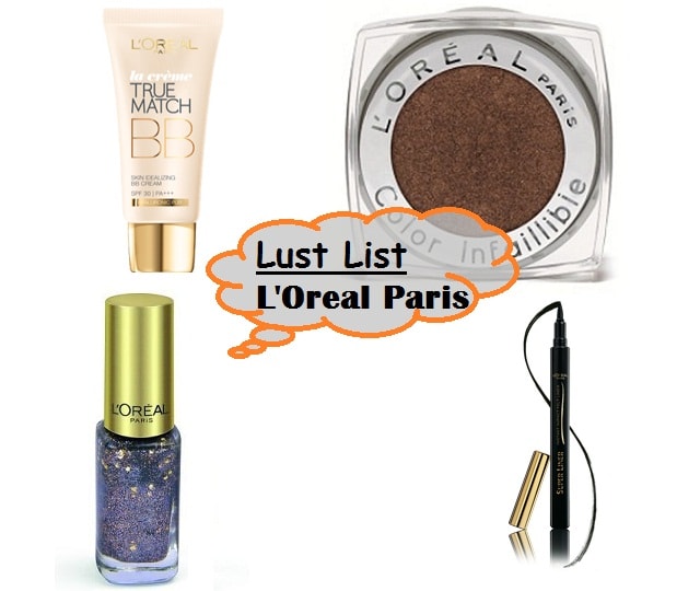 L'Oreal Paris Lust List