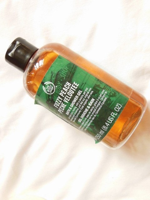 Monthly Favorites - The Body Shop Fuzzy Peach Shower Gel