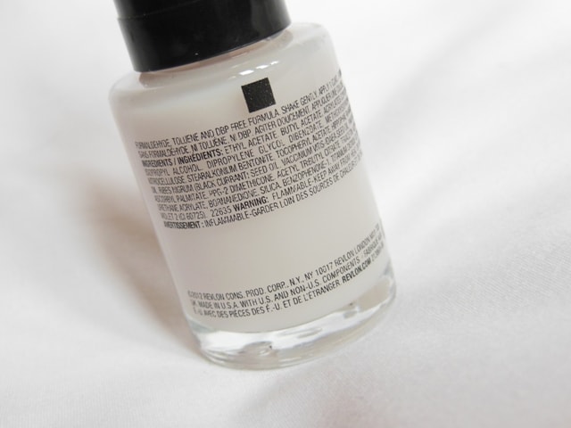 Revlon Colorstay Gel - Smooth Base Coat Ingredients