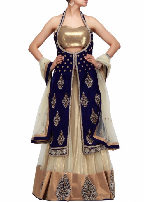 a-lehenga-choli-with-long-jacket-in-beige-and-blue-with-hand-embroidery-handmade