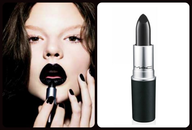 Black Lipstick-MAC Cremesheen Black Knight Lipstick