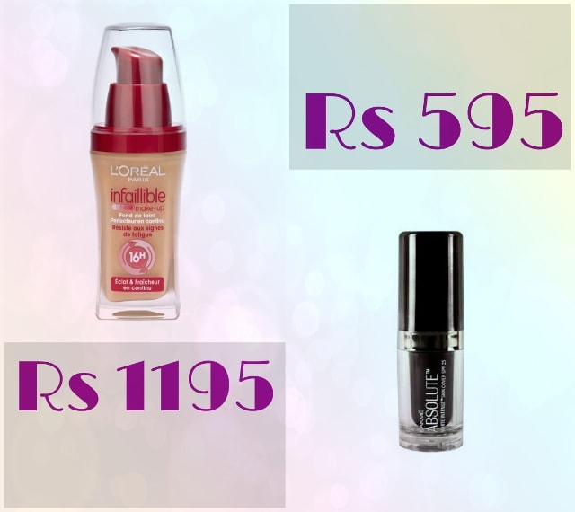 Bridal Beauty - L'Oreal Infallible and Lakme Intense Cover Foundation