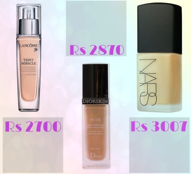 Bridal Beauty - Lancome Teint Miracle, Christian Dior Diorskin Nude Hydrating Makeup and Nars Sheer Matte Foundation