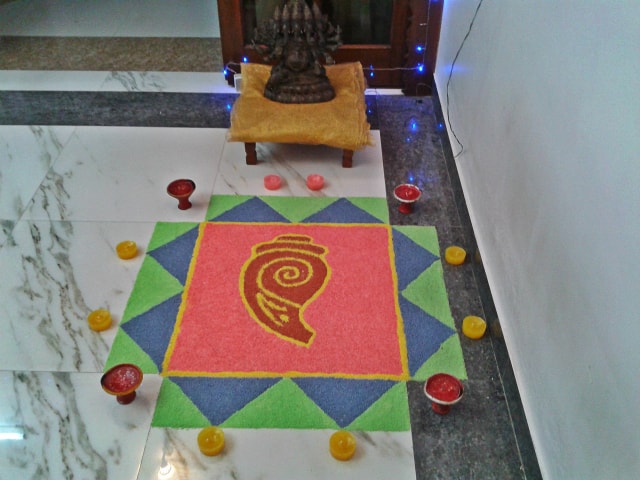 Diwali Rangoli Design 1 @2013