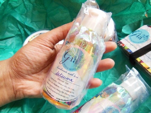 Gia Bath And Body Works Shower Gel Packaging