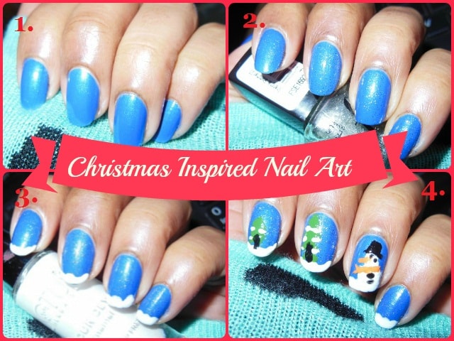 Christmas Inspired Nail Art 1