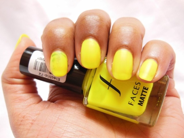 Faces Neon Matte  Electric Swatch