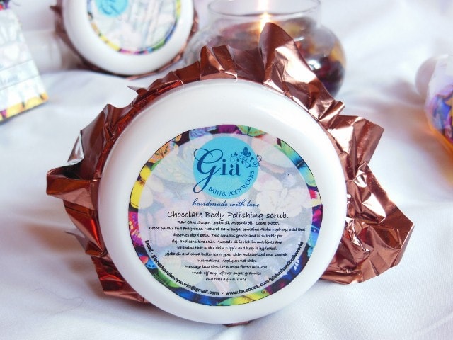 Gia Bath and Body  Works - Chocolate Body Polishing Scrub