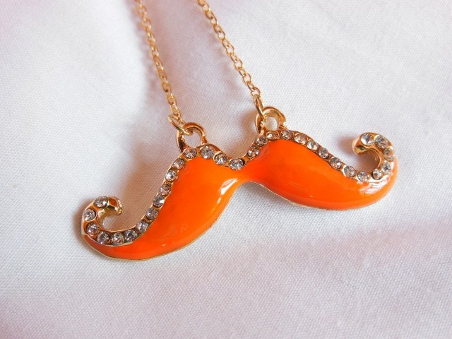 Shopping - Miss Bennett Moustache Pendant