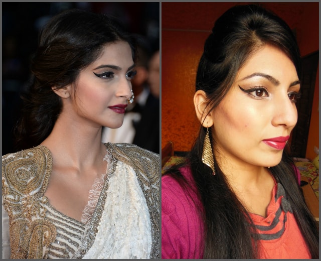Sonam Kapoor Cannes 2013 Inspired Makeup