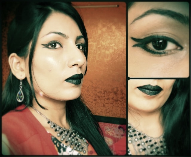 What Am I Wearing Today - Gothic Black Lips Look