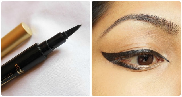 Graphic Eye Liner Look - L'Oreal Felt Tip Eye Liner