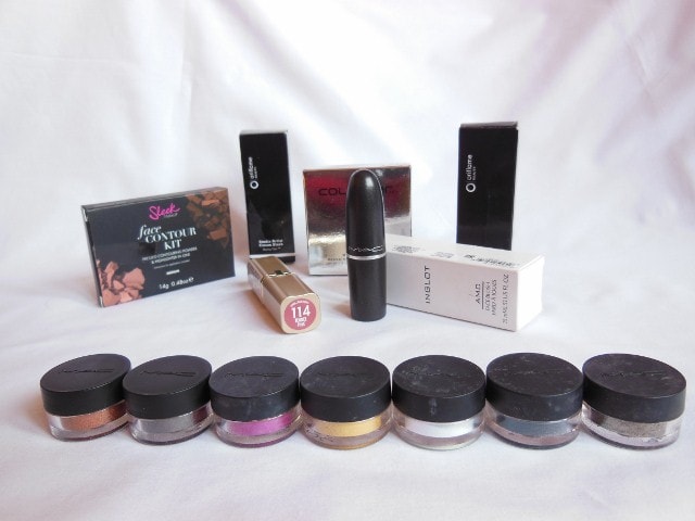 January Makeup Haul - Colorbar, INGLOT, Sleek, MAC, L'Oreal, Oriflame