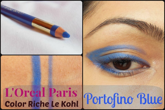 L'Oreal Paris Color Riche Le Kohl - Portofino Blue Look