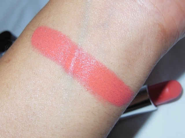 MUA Lipstick in Nectar Swatch with Flash