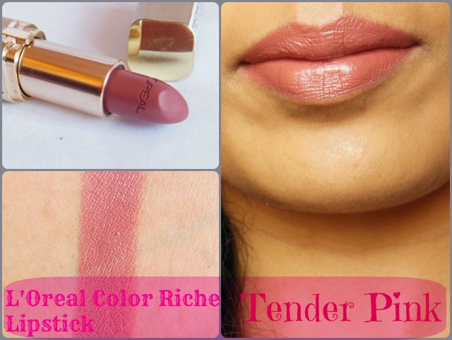 L'Oreal Paris Color Riche Lipstick Tender Pink 114 Look