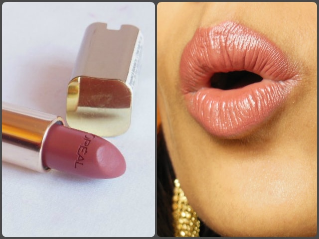 L'Oreal Paris Color Riche Lipstick Tender Pink Lip Swatch
