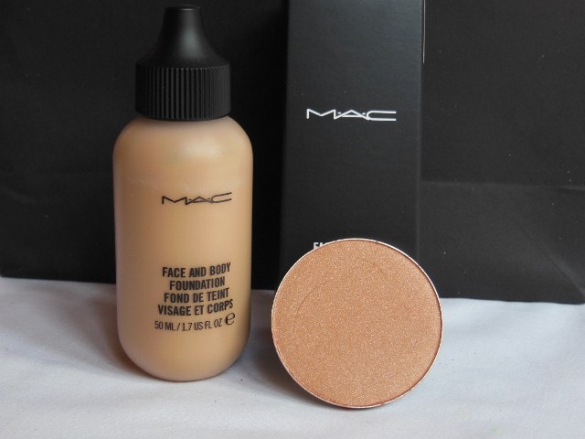 February Makeup Haul - Mac Face and Body Foundation, MAC Trace Gold Blush