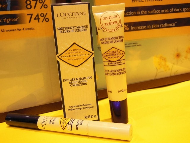 L'Occitane Brightening Immortelle New Launch - Brightening Eye care and Mask Duo, Concealer