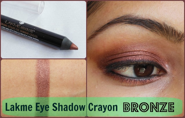 Lakme Absolute Drama Stylist Eye Shadow Crayon Bronze Look