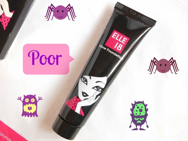 Makeup MarkSheet -Poor - Elle18 Foundation