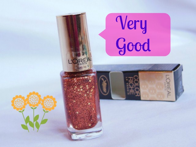 Makeup MarkSheet -Very Good - L'Oreal Color Riche Nail Vernis Copper Cuff