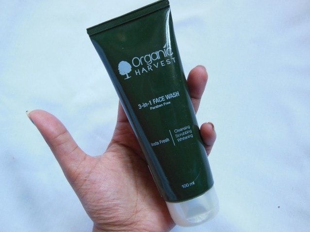 Organic Harvest 3 in 1 Face Wash Review