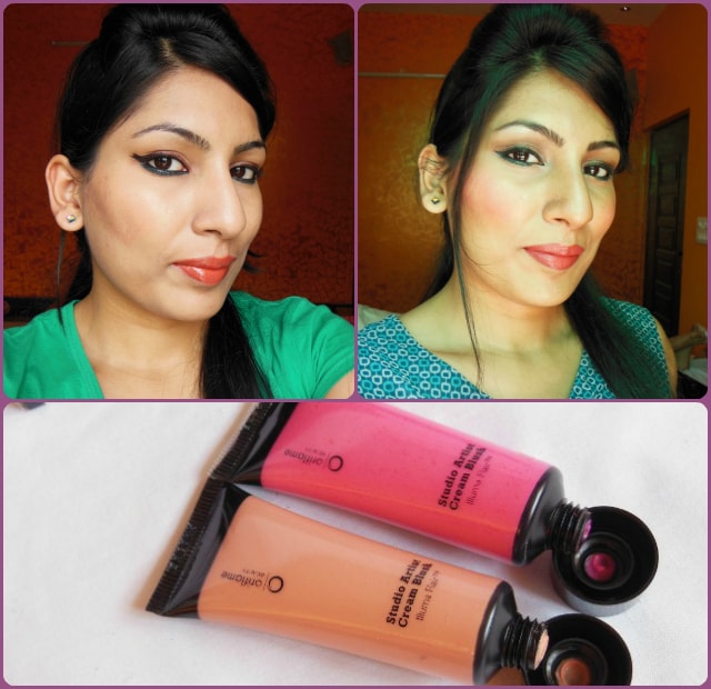 Oriflame Studio Artist Cream Blushes in Pink Glow and Soft Peach Look