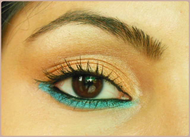 Eye Makeup Tutorial - Orange Obsession, Orange and Blue Eyes