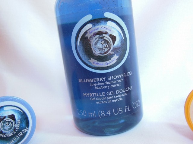 The Body Shop special edition Blueberry Shower Gel