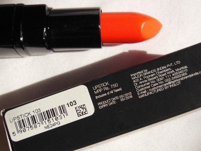 INGLOT Lipstick #103 Price