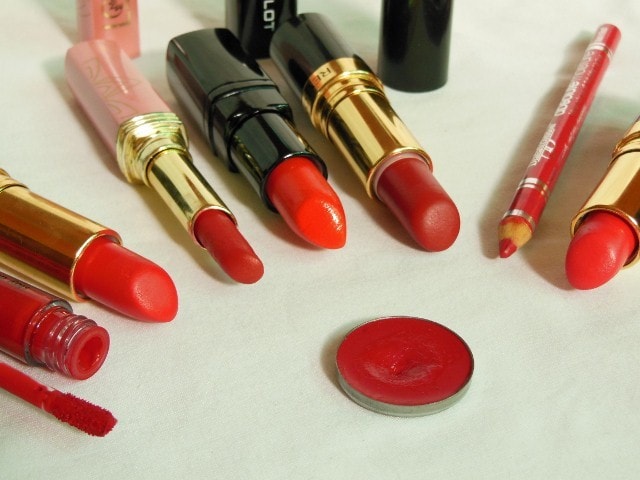 Makeup Muddle - Red Lipstick Shades