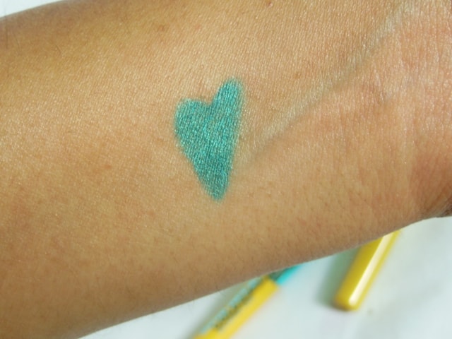 Maybelline Colossal Kohl Turquoise Swatch