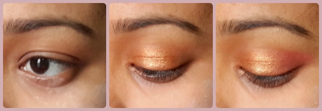 South Indian Wedding Eye Makeup Look Step 1