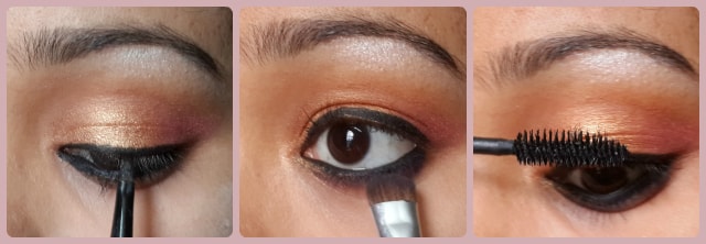 South Indian Wedding Eye Makeup Look Step 3