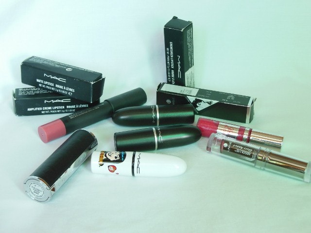 Birthday makeup Haul Lipsticks - Lakme, Lancome, MAC, Givenchy