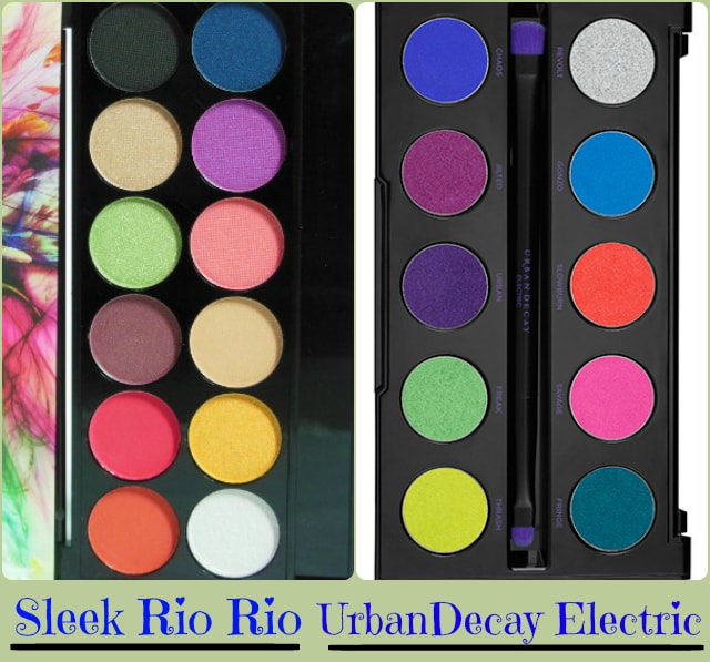 Dupe Discovered - Urban Decay Electric Eye Shadow Palette, Sleek Ro rio
