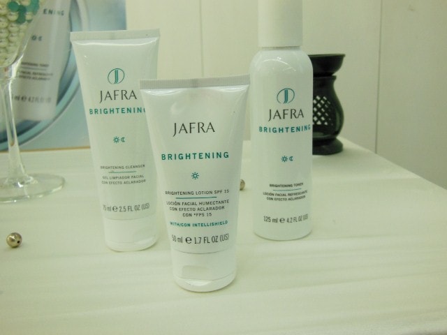 Jafra Brightening Range products