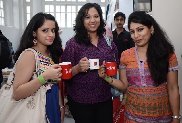 Lisha, shweta and Me at Typhoo Event