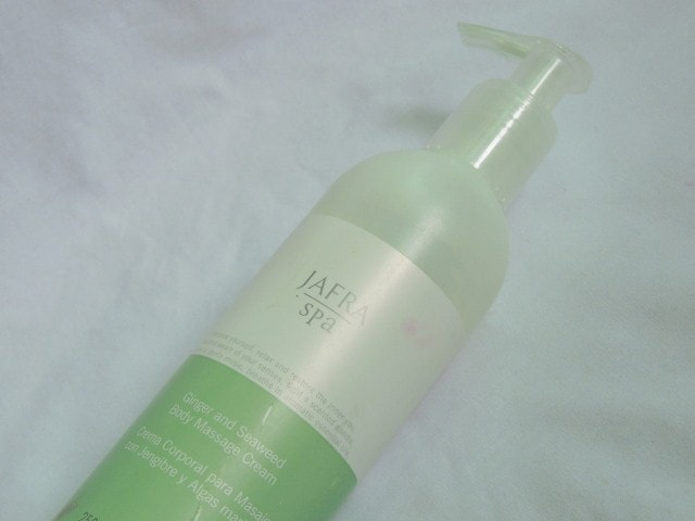 Finally Finished - Jafra Spa Ginger and Seaweed Body Lotion