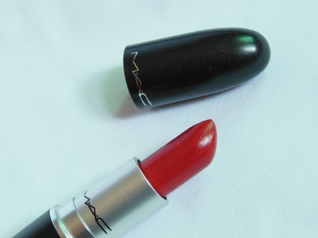 MAC Lustre Lipstick Lady Bug Review
