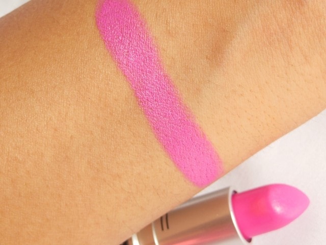 MAC Matte Candy Yum Yum Lipstick Swatch 2