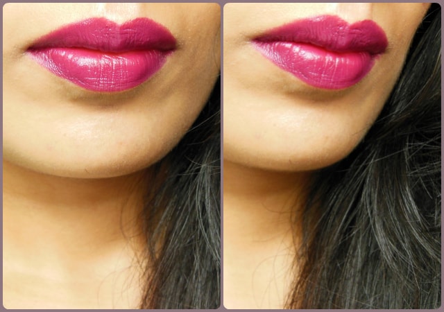 MAC Satin Lipstick Rebel Lip Swatch