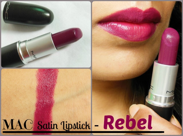 MAC Satin Rebel Lipstick Look