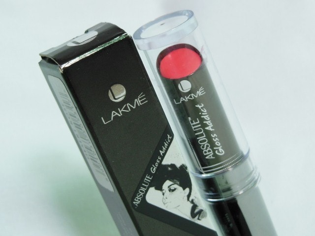 Lakme Absolute Gloss Addict Desert Rose Lipstick Packaging