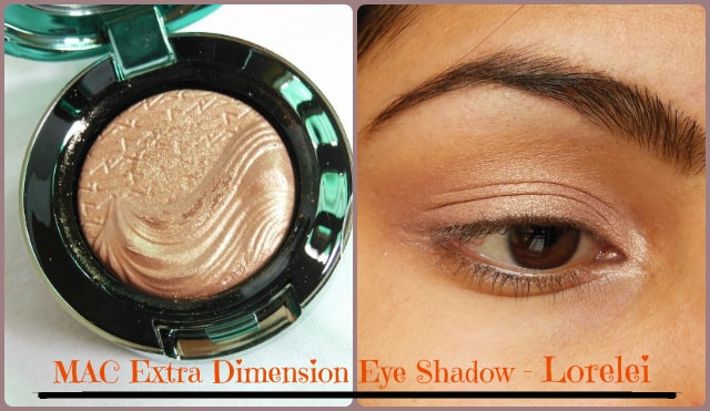 MAC Aquatic Extra Dimension Eye Shadow Lorelei Look