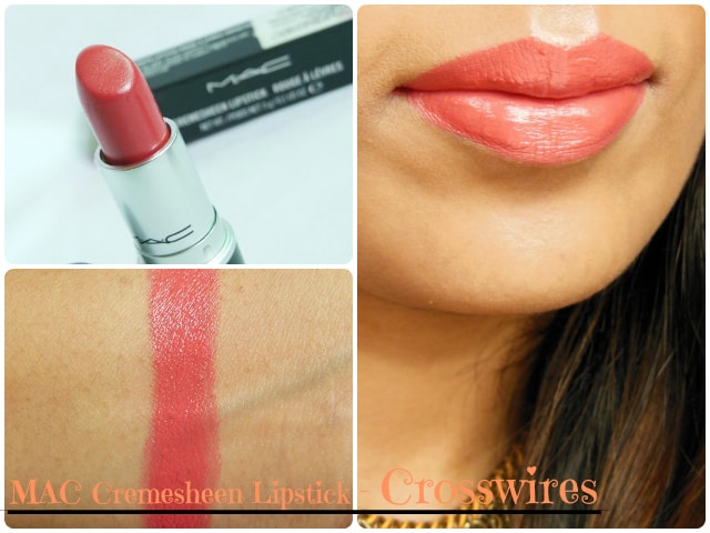  MAC CremeSheen  Lipstick Crosswires Look