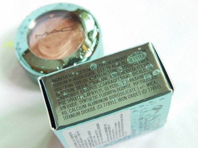 MAC Lorelei Aquatic collection Eye Shadow Ingredients