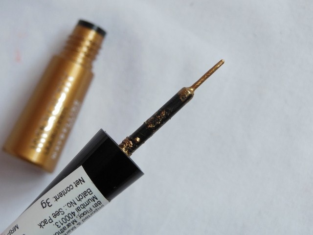 Maybelline HyperGlossy Liquid Liner Gold Review