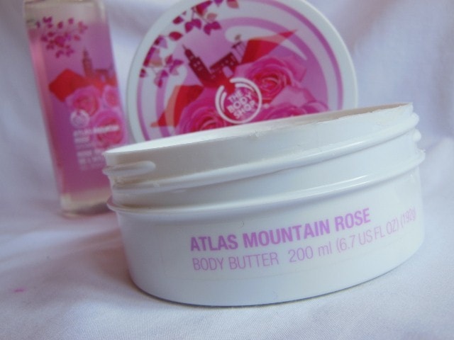 The Body Shop Atlas Mountain Rose Body Butter Packaging
